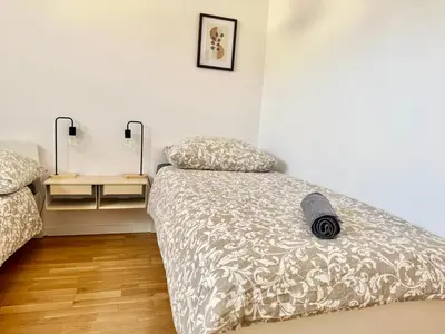 Grundriss der Unterkunft Cosy Apartment near SCS