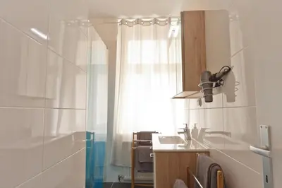 Küche/Küchenzeile in der Unterkunft Apartments in Vienna near Schönbrunn & Westbahnhof - Keyless Check-In