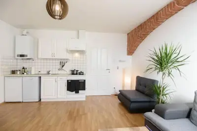 Küche/Küchenzeile in der Unterkunft Vienna City Apartment 1180 Vienna