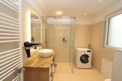 Ein Badezimmer in der Unterkunft Vienna Stay Apartments Tabor 1020