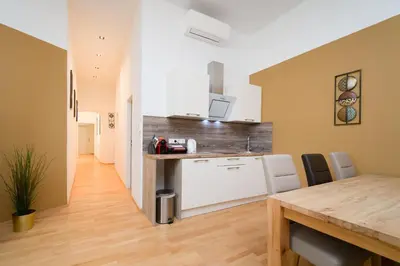 Küche/Küchenzeile in der Unterkunft Vienna Stay Apartments Tabor 1020