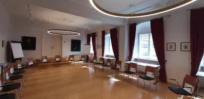 Der Geschäftsbereich oder Konferenzraum in der Unterkunft Schloss Gumpoldskirchen