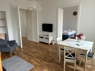 TV/Unterhaltungsangebot in der Unterkunft Casa Nostra - Sonnige Wohnung direkt am Augarten