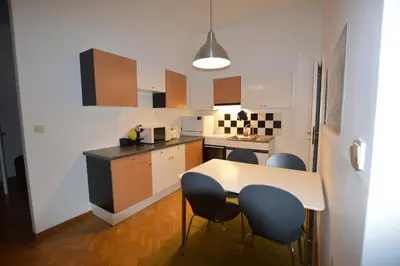 Küche/Küchenzeile in der Unterkunft Apartment Penzing