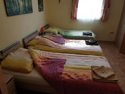 Ein Bett oder Betten in einem Zimmer der Unterkunft Apartment Robert