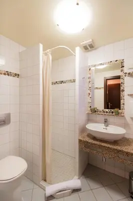 Ein Badezimmer in der Unterkunft Appartementhaus Witzmann
