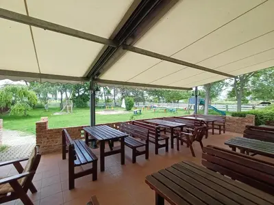 Ein Garten an der Unterkunft Georgshof