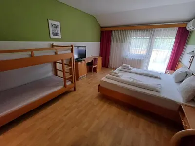 Ein Bett oder Betten in einem Zimmer der Unterkunft Georgshof