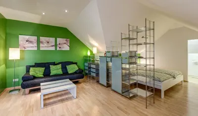 Ein Bett oder Betten in einem Zimmer der Unterkunft Gästehaus Wutschitz