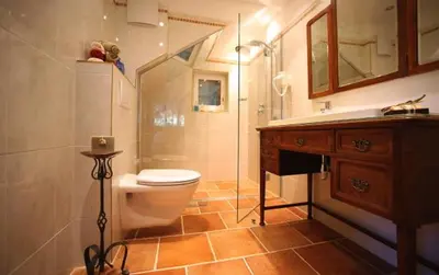 Ein Badezimmer in der Unterkunft Romantic Cottage