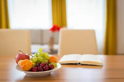 Essen in der Ferienwohnung oder in der Nähe