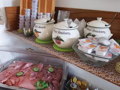Essen in der Pension oder in der Nähe