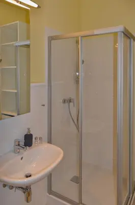 Ein Badezimmer in der Unterkunft Ableidinger Apartments