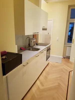 Küche/Küchenzeile in der Unterkunft Ableidinger Apartments