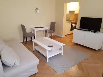 TV/Unterhaltungsangebot in der Unterkunft Ableidinger Apartments