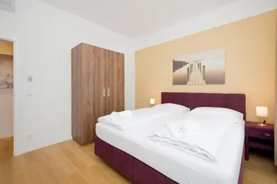Ein Bett oder Betten in einem Zimmer der Unterkunft Vienna Stay Apartments or Rooms 1050