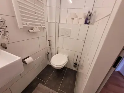 Ein Badezimmer in der Unterkunft Leopoldauer Apartment