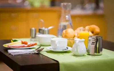 Essen im Hotel oder in der Nähe