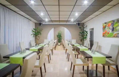 Ein Sitzbereich in der Unterkunft Hotel-Pension Wild