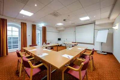 Der Geschäftsbereich oder Konferenzraum in der Unterkunft Hotel IMLAUER Wien