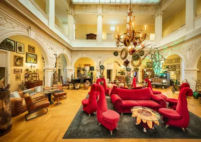 Ein Sitzbereich in der Unterkunft Das Gutenbrunn Thermen & Sporthotel