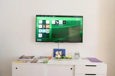 TV/Unterhaltungsangebot in der Unterkunft City Apartment