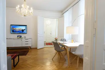 TV/Unterhaltungsangebot in der Unterkunft City Apartment