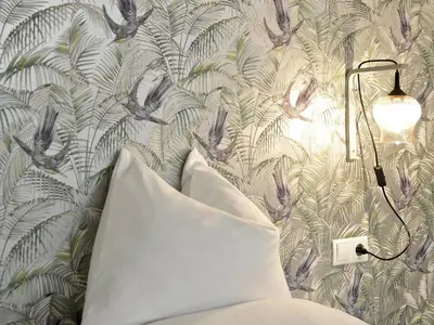 Ein Bett oder Betten in einem Zimmer der Unterkunft grätzlhotel Karmelitermarkt