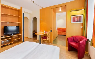 TV/Unterhaltungsangebot in der Unterkunft Motel Baden