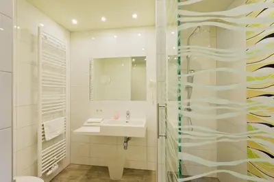 Ein Badezimmer in der Unterkunft Motel Baden
