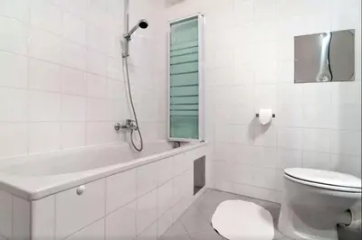 Ein Badezimmer in der Unterkunft cosy apartment in perfect location