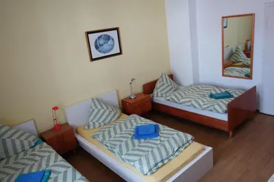 Ein Bett oder Betten in einem Zimmer der Unterkunft Gasthaus Helena