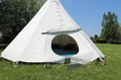 Grundriss der Unterkunft Storchencamp Gästehaus Rust