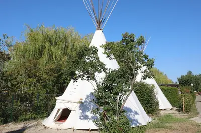Grundriss der Unterkunft Storchencamp Gästehaus Rust