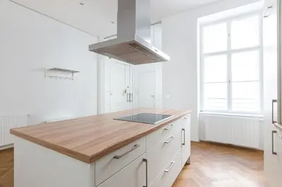 Küche/Küchenzeile in der Unterkunft HeyMi Apartments in City Center