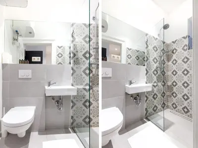 Ein Badezimmer in der Unterkunft HeyMi Apartments in City Center
