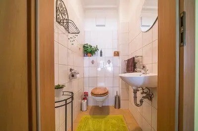 Ein Badezimmer in der Unterkunft Laubgassl