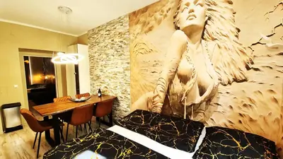 Ein Sitzbereich in der Unterkunft Boutique Apartments Vienna - Premium 3