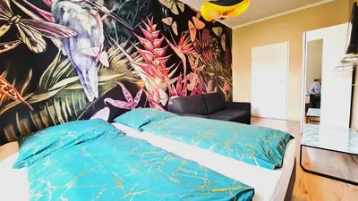 Ein Bett oder Betten in einem Zimmer der Unterkunft Boutique Apartments Vienna - Premium 3