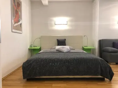 Ein Bett oder Betten in einem Zimmer der Unterkunft Design Apartment - Centrally located