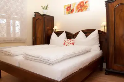 Ein Bett oder Betten in einem Zimmer der Unterkunft Biohof - Familie Neuberger
