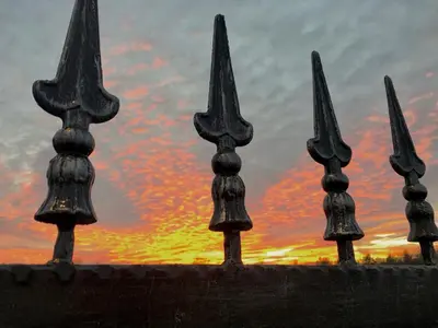 Blick auf den Sonnenuntergang/Sonnenaufgang von des Aparthotels aus oder aus der Nähe