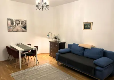 Ein Sitzbereich in der Unterkunft Casa Nostra - Ruhige Stadtwohnung mit Balkon