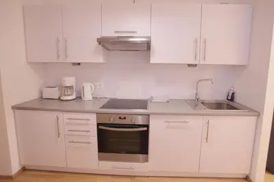 Küche/Küchenzeile in der Unterkunft Casa Nostra - Ruhige Stadtwohnung mit Balkon