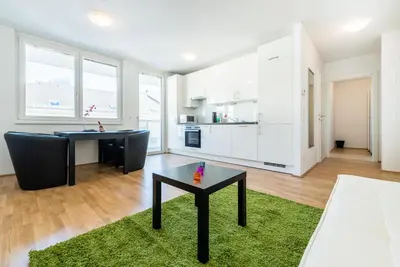 Küche/Küchenzeile in der Unterkunft Vienna Mainstation - 10 Minutes to Citycenter - Apartments with Aircondition