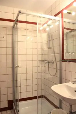 Ein Badezimmer in der Unterkunft Pension Müller Gartner