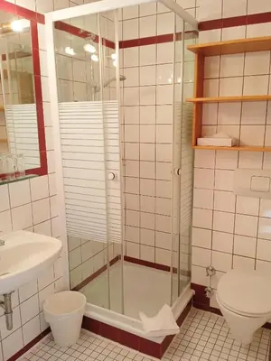 Ein Badezimmer in der Unterkunft Pension Müller Gartner