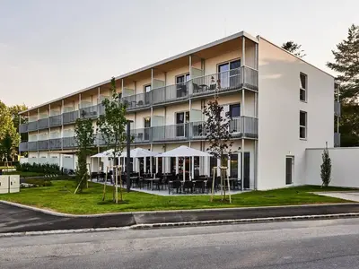 Das Gebäude in dem sich das Hotel befindet