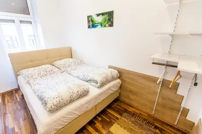 Ein Bett oder Betten in einem Zimmer der Unterkunft Vienna Market Apartments