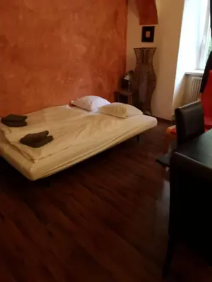 Ein Bett oder Betten in einem Zimmer der Unterkunft Vienna Top Comfort Apartment